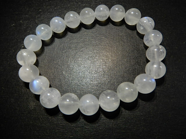 高級天然貴石BD7546 ブルームーンストーン 超極上級美品9mm大光拍卖