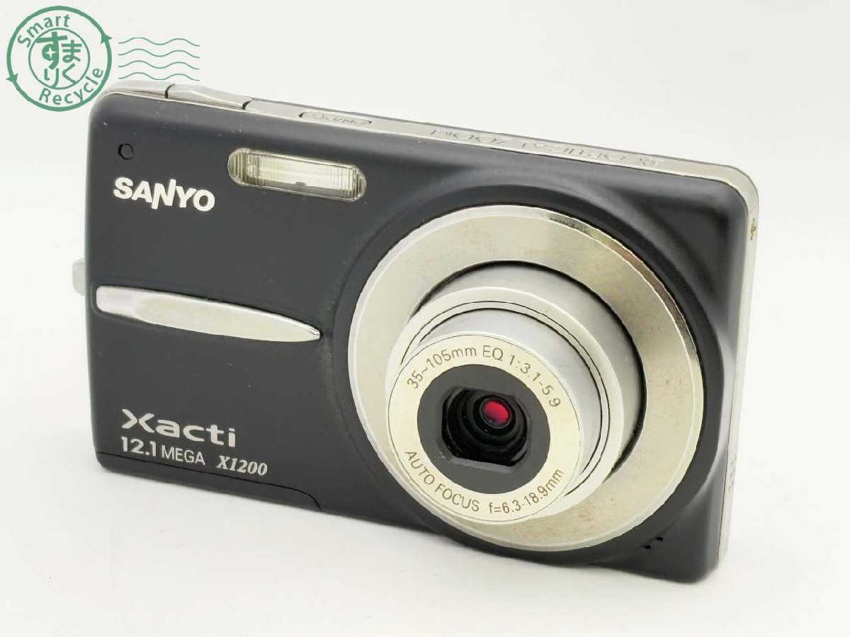 BJ0707371 ● SANYO Xacti X1200 サンヨー 三洋電機 コンパクトデジタルカメラ コンデジ デジカメ バッテリー付き 中古拍卖