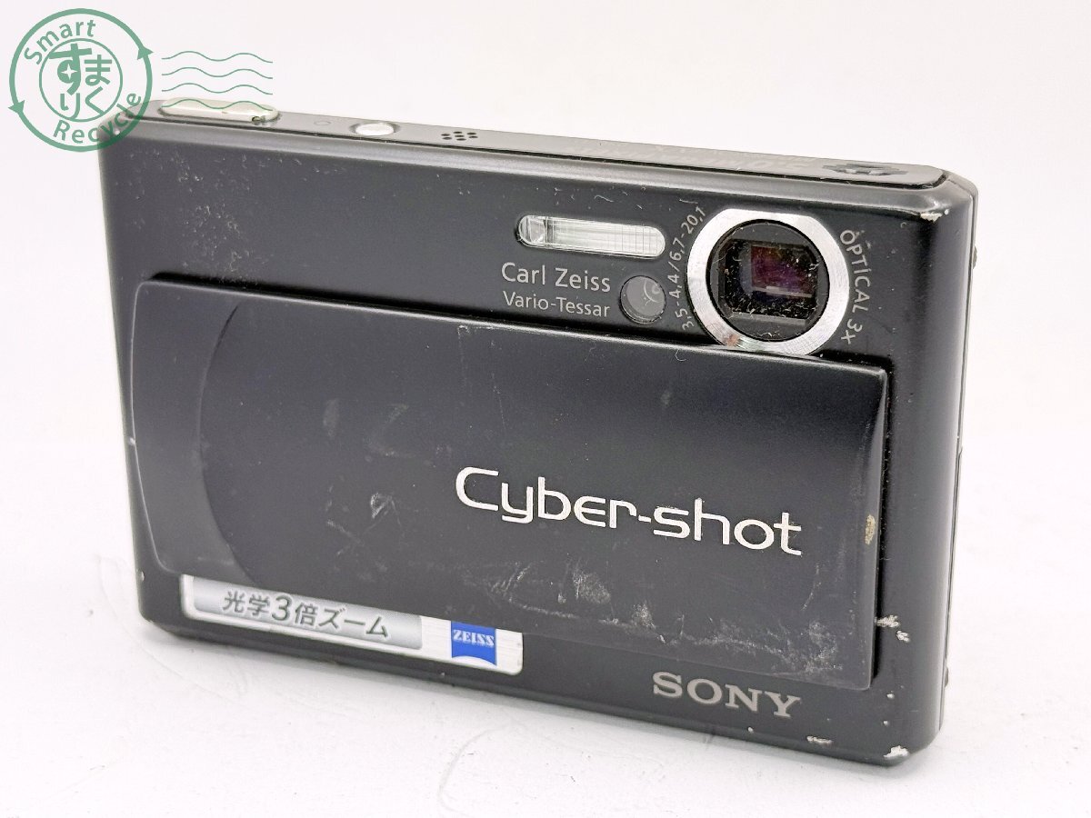 BJ0607538 ■ SONY ソニー Cyber-Shot DSC-T1 コンパクトデジタルカメラ ブラック バッテリー無し 通電未確認 ジャンク カメラ拍卖