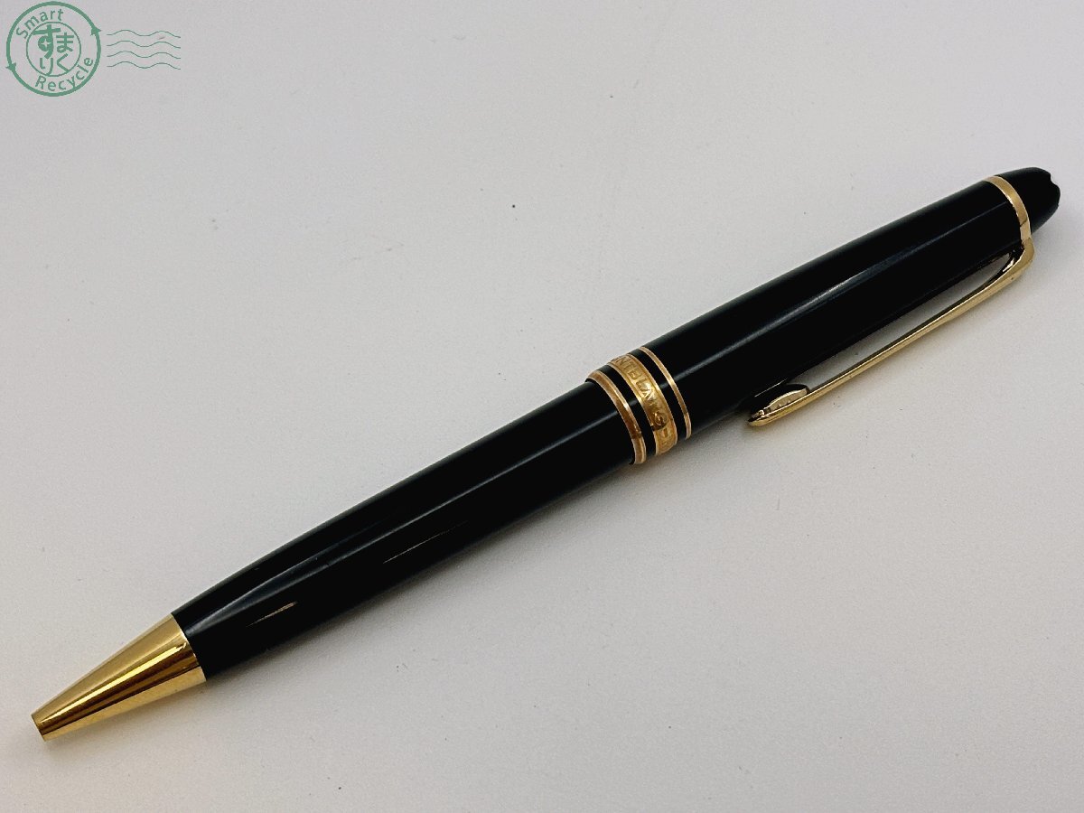 BJ0608548 ♭MONTBLANC モンブラン マイスターシュテュック ボールペン 刻印 ブラック ゴールドカラー 文房具 ペン 中古拍卖