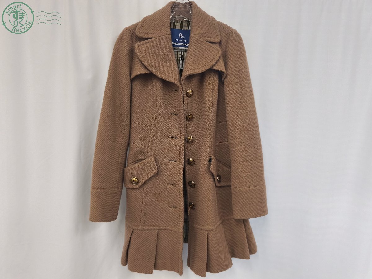 BJ0608571 ▼ BURBERRY BLUE LABEL バーバリー ブルーレーベル コート 表記サイズ36 上着 フレア アウター コート 衣類 中古品 現状品拍卖