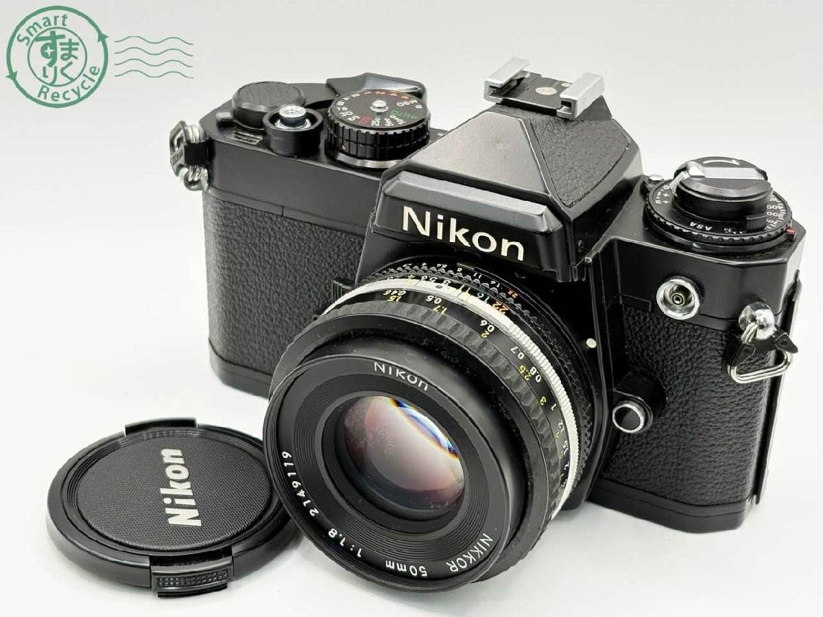 BJ0708609 ● Nikon FE ブラック ニコン NIKKOR 50mm 1:1.8 一眼レフ フィルムカメラ 現状品 ジャンク 中古②拍卖