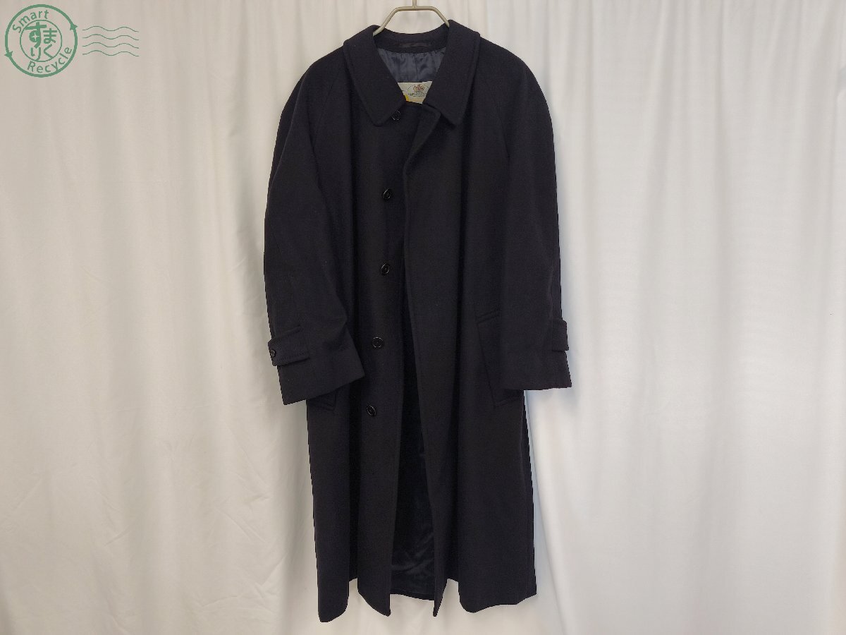 BJ0708868 ▼ Aquascutum アクアスキュータム カシミヤ ステンカラーコート 上着 ロング コート アウター 服 古着 衣類 現状品 中古品拍卖