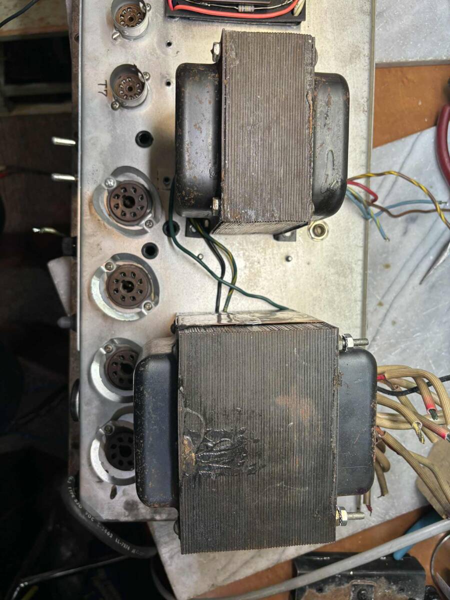 Fender Twin Reverb 135W の電源トランス、出力トランス セット。完動品です。拍卖