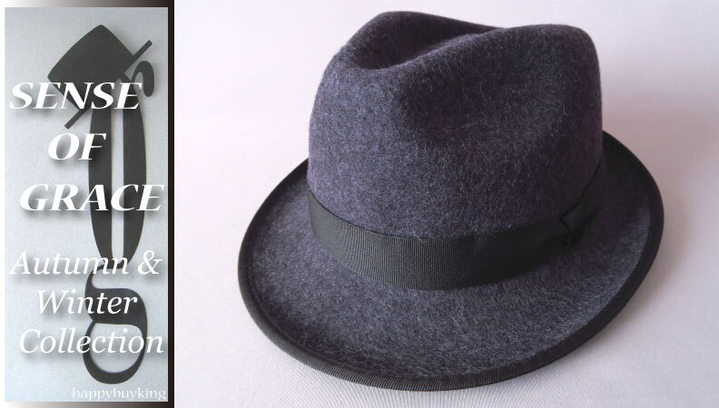 graceグレース★2025ライトフェルトウール中折れハット【CG】新品 サイズ調節可能 男女兼用 センスオブグレース拍卖