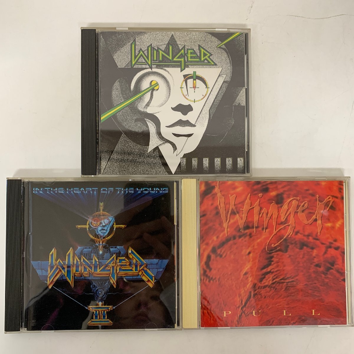 【CD】WINGER ウィンガー まとめて3枚 PULL プル IN THE HEART OF THE YOUNG インザハートオブザヤング Seventeen ほか 収録 〇拍卖