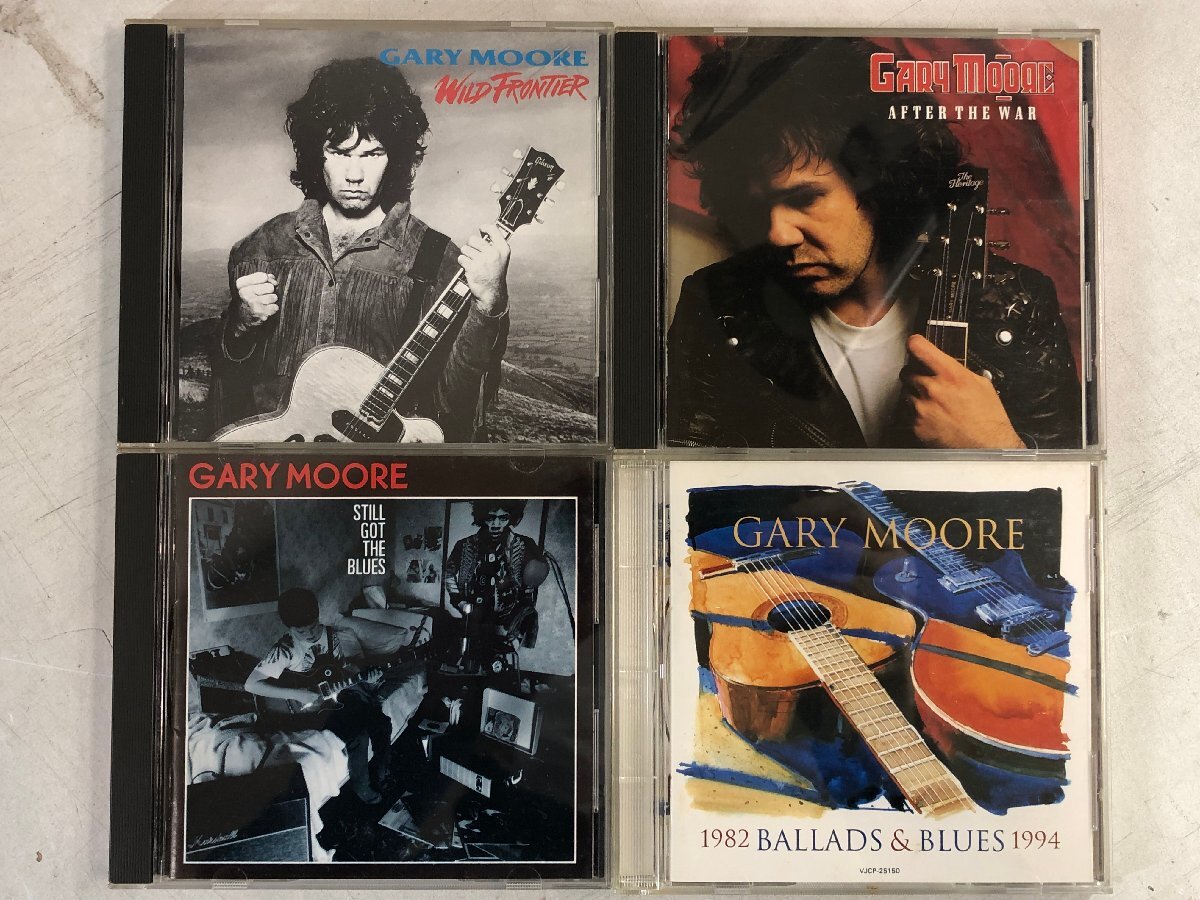 【CDまとめて4枚】ゲイリー・ムーア GARY MOORE「ワイルドフロンティア」「アフター・ザ・ウォー」「スティル・ゴット・ザ・ブルーズ」他▲拍卖