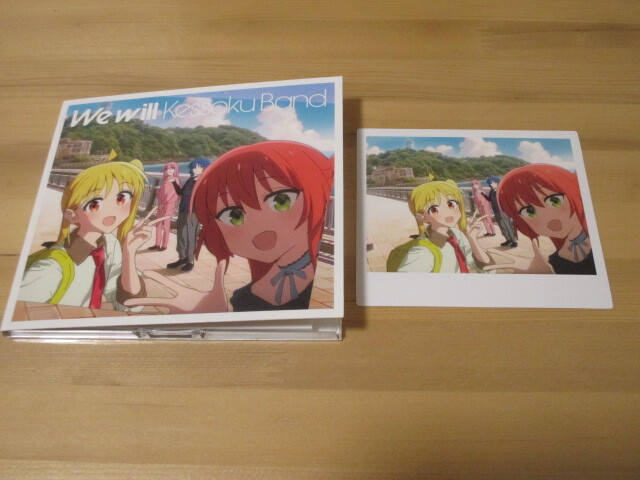 ぼっち・ざ・ろっく「We will」結束バンド 初回仕様限定盤 帯無し 即決拍卖