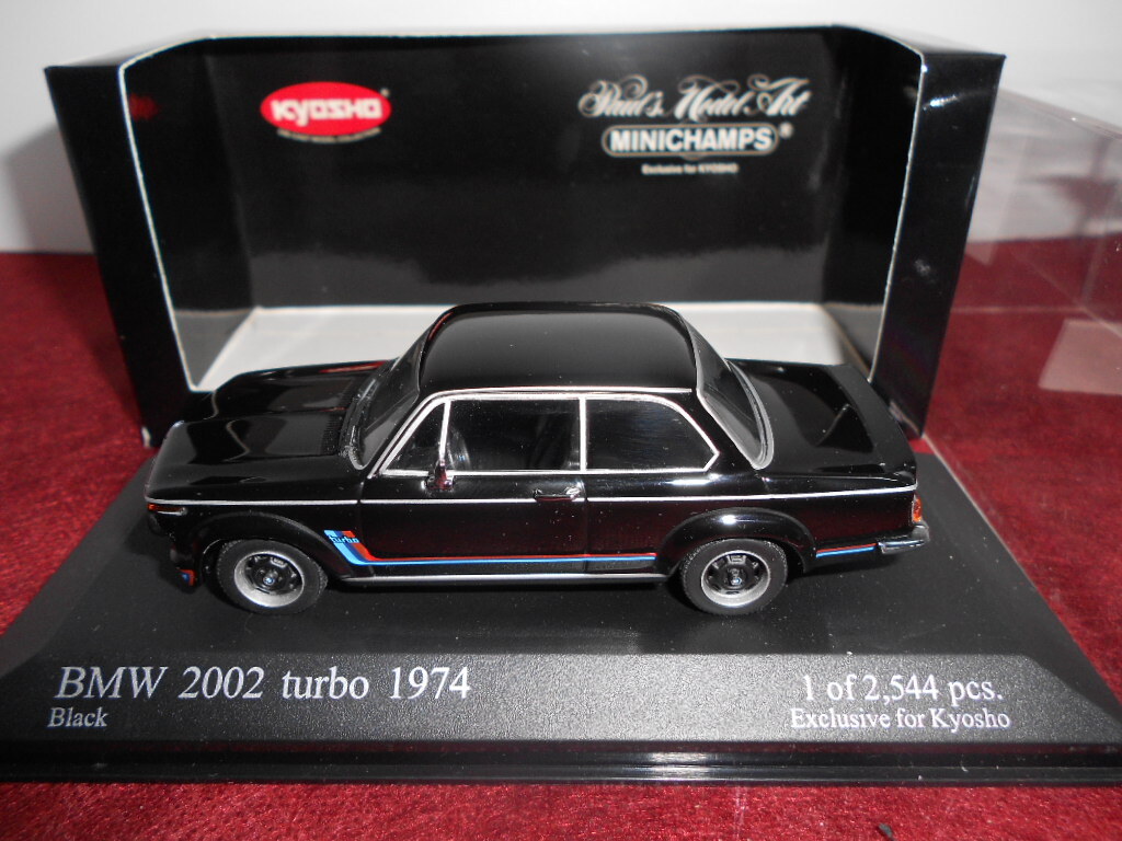 【京商特注・限定品】MINICHAMPS 1/43 BMW 2002 turbo Black 1974(Exclusive for KYOSHO)☆7.100707A拍卖