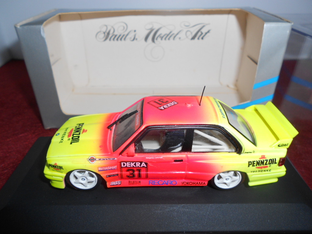 【銀箱・希少品】MINICHAMPS 1/43 BMW M3 “PENNZOIL” #31 DTM 1993 W.Lackinger ☆7.100707A拍卖