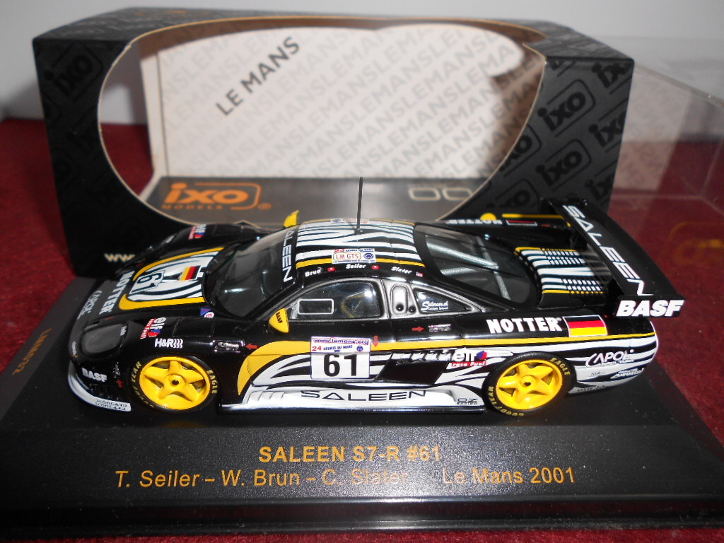 【希少】ixo 1/43 SALEEN S7-R #61 Le Mans 2001 小冊子カタログ付属☆710310707A拍卖