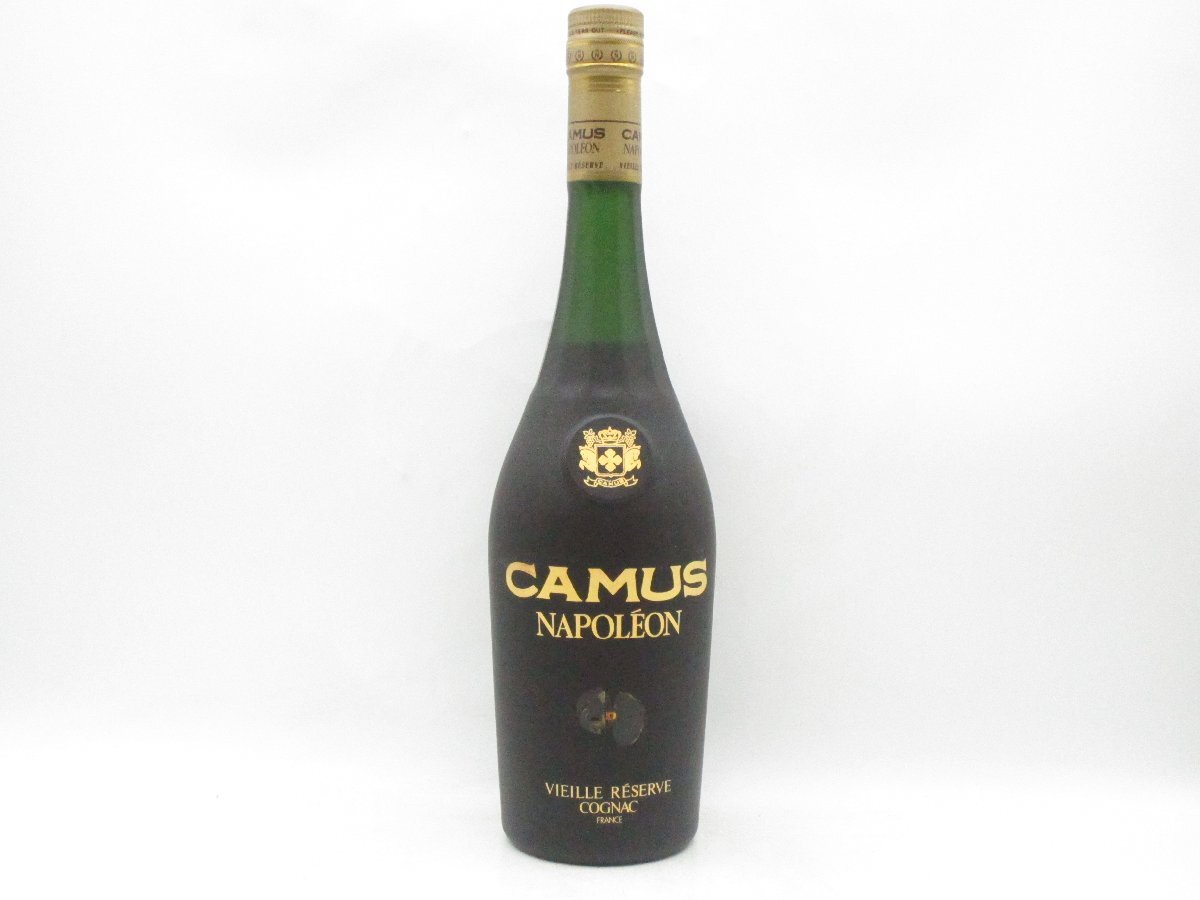 同梱不可 1円~CAMUS NAPOLEON VIEILLE RESERVE カミュ ナポレオン ヴィエイユ リザーブ コニャック ブランデー 700ml X320435拍卖