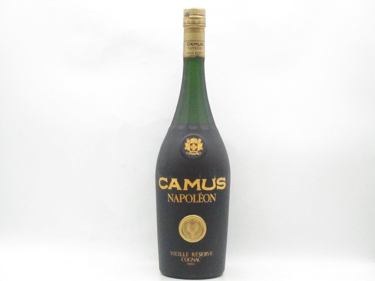 同梱不可 1円~CAMUS NAPOLEON VIEILLE RESERVE カミュ ナポレオン ヴィエイユ リザーブ コニャック ブランデー 1000ml X320405拍卖