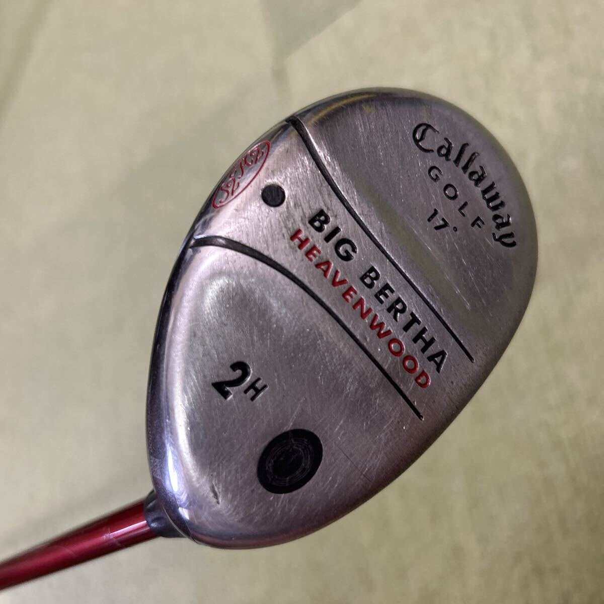 B526 キャロウェイ BIG BERTHA HEAVENWOOD 2H 17° 純正カーボンRCH 75W FIRMフレックス拍卖
