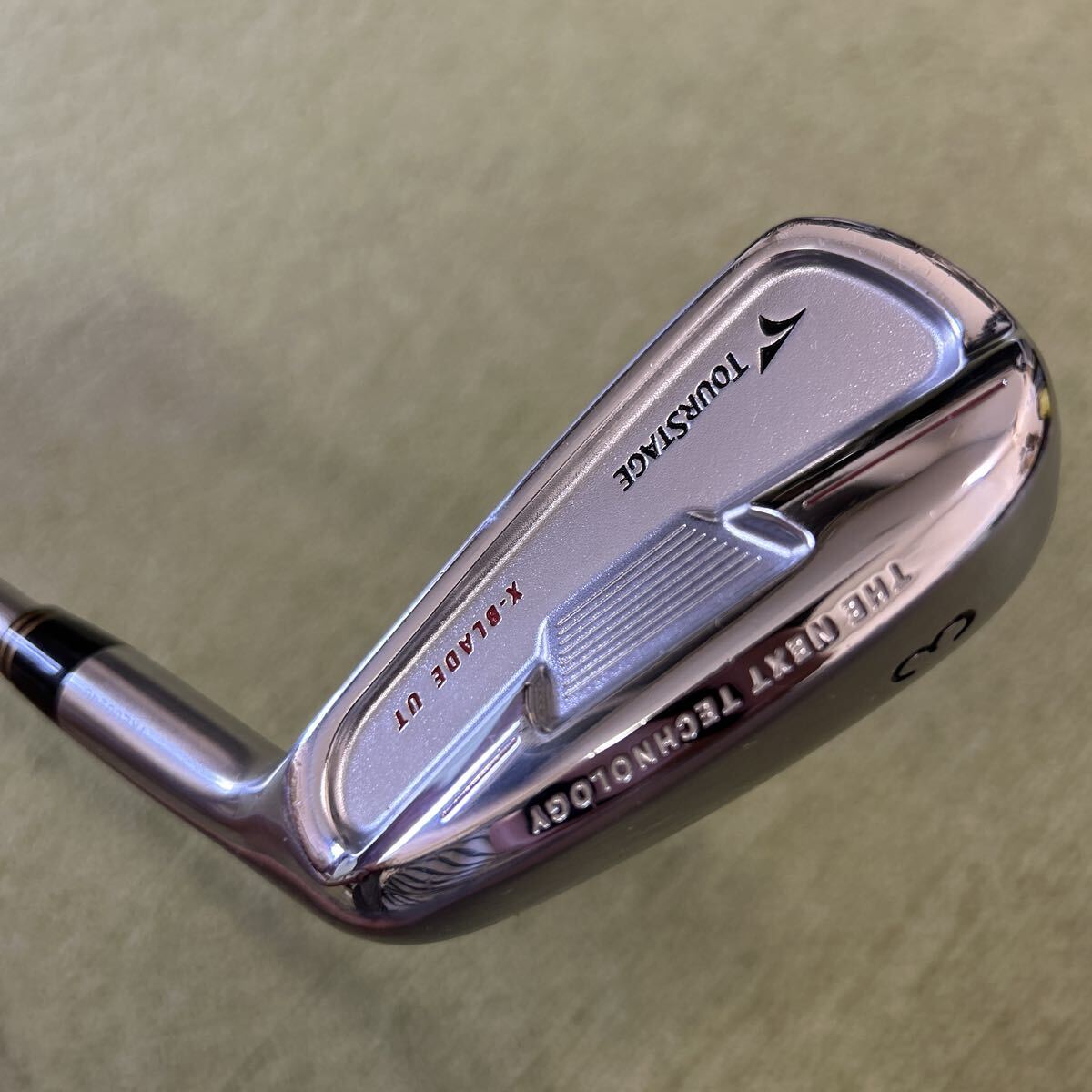 B535 美品 ツアーステージ X-BLADE UT 3番 純正カーボン XB-75 フレックスS拍卖