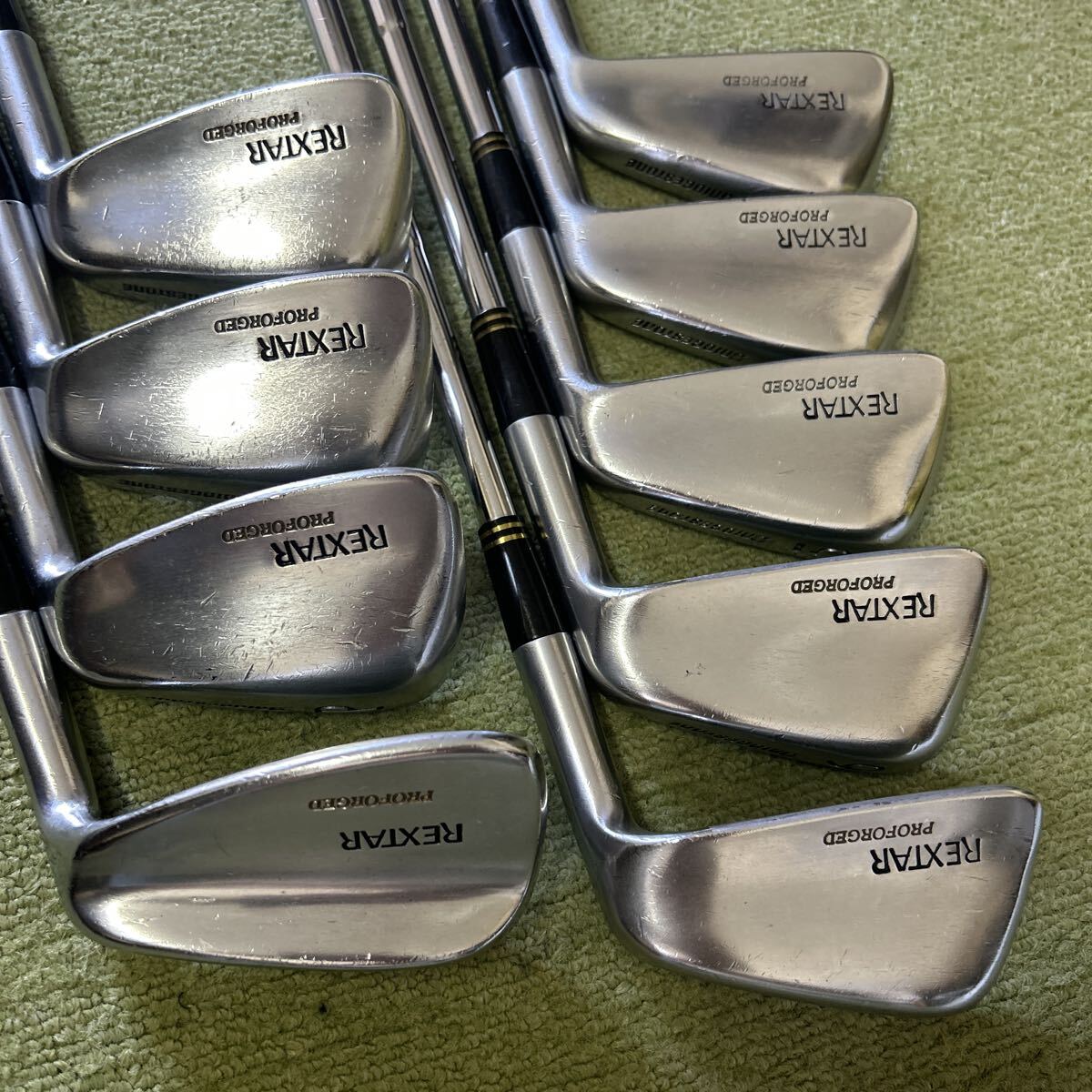 B559 ブリヂストン REXTAR PROFORGED 3〜P.S 9本セット FM6.5拍卖