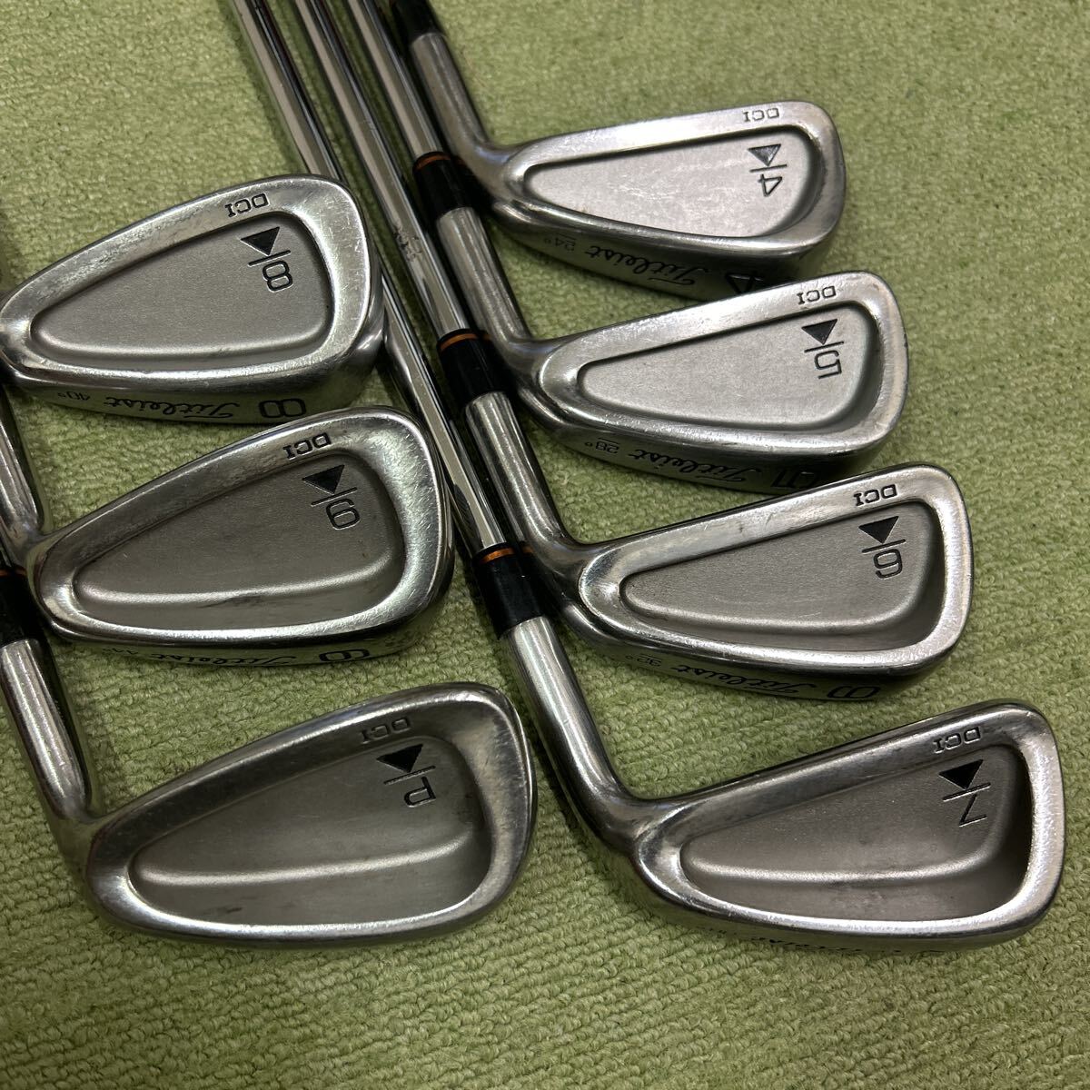 B578 タイトリスト DCI 4〜PW 7本セット 純正スチール MS-209 フレックスS拍卖