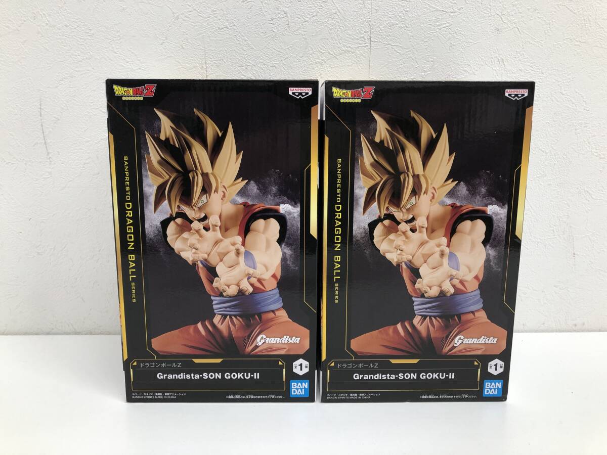【未開封品フィギュア】:超サイヤ人孫悟空 ドラゴンボールZ Grandista-SON GOKU-II 2個セット (20251001)拍卖