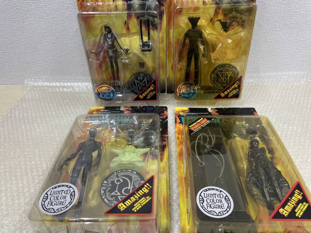 【中古・未開封】:フューチャーモデルズ デビルマン アクションフィギュア ブラック 4種セット 不動明/ミキ 美樹/飛鳥了/ミーコ(20251008)拍卖
