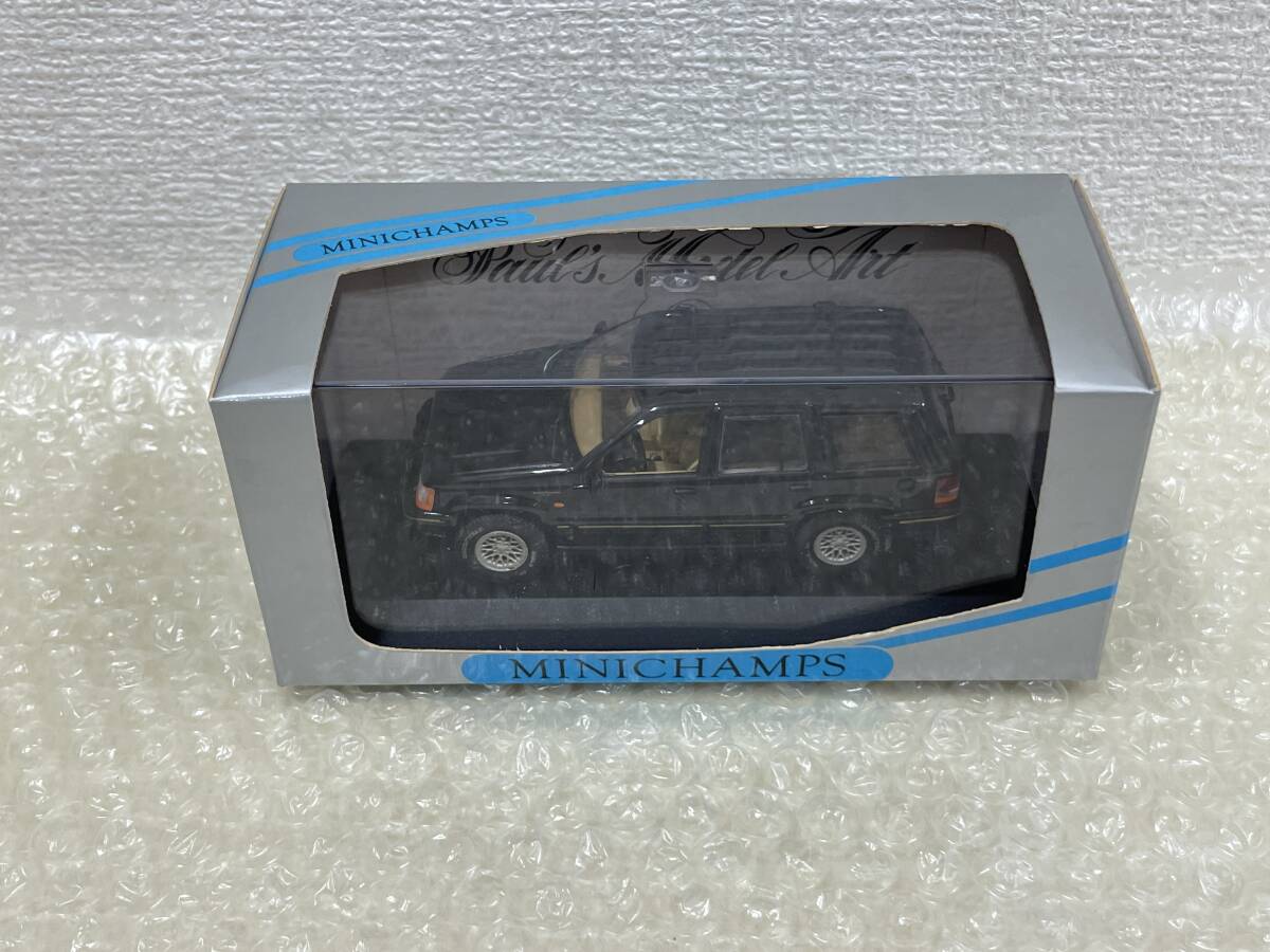 【開封品・ミニカー】:ミニチャンプス 1/43 ジープ グランドチェロキー ブラック Minichamps Jeep Grand Cherokee Black(20251011)拍卖