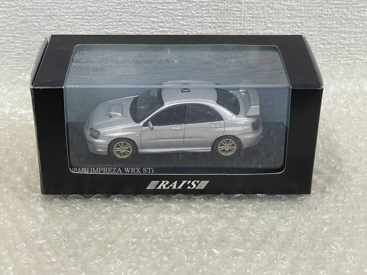 【中古】:レイズ 1/43 スバル インプレッサ WRX STi2003 埼玉県警交通部交通機動隊車両(シルバー) RAI’S ミニカー(20251014)拍卖
