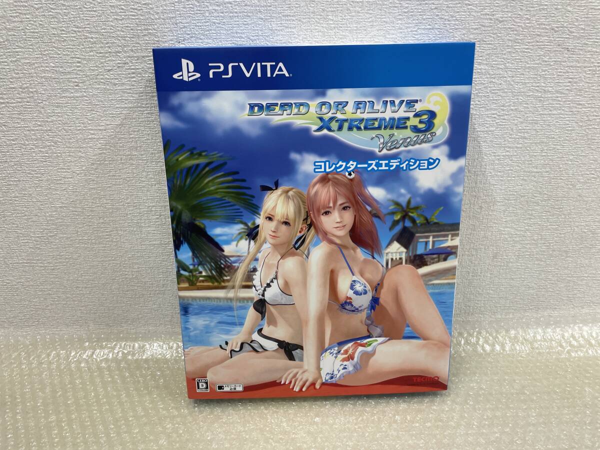 【中古】:PSVita DEAD OR ALIVE Xtreme3 Venus コレクターズエディション 限定版 ゲームソフト デッド オア アライブ DOA(20251028)拍卖