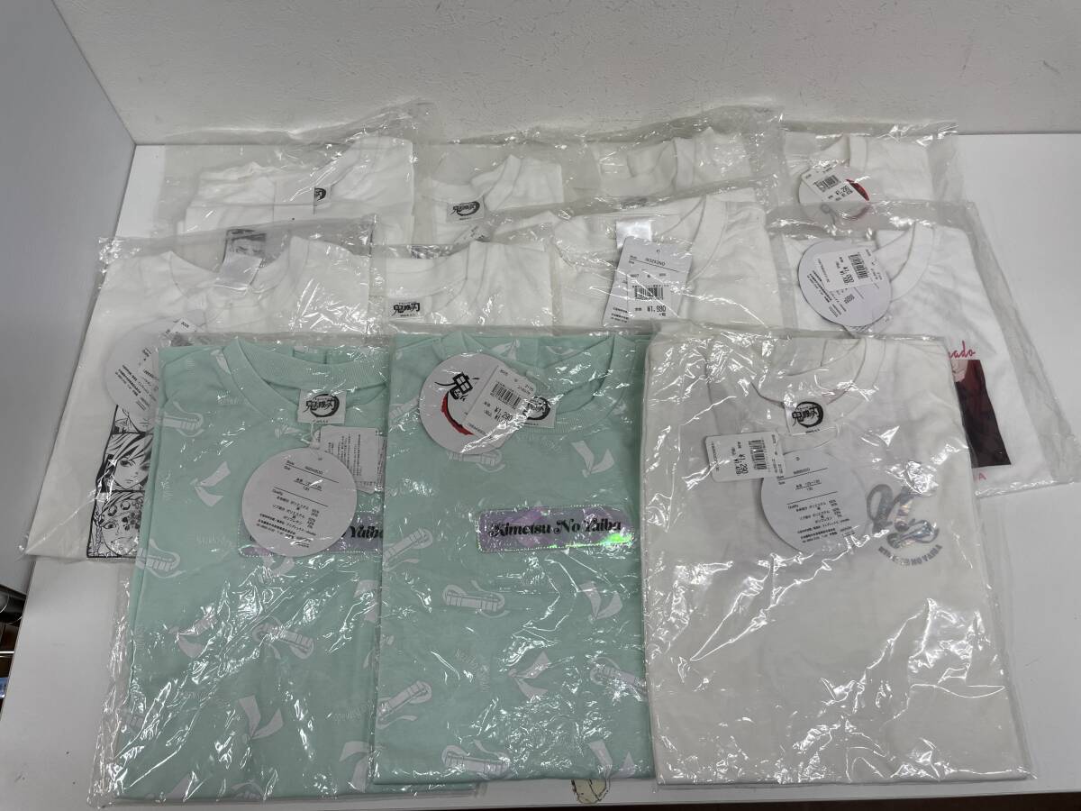 【未開封品・子供服まとめ】:鬼滅の刃 ロンT ワンピ Tシャツ 子供服11点まとめ 男の子 女の子 重複有り(20251029)拍卖