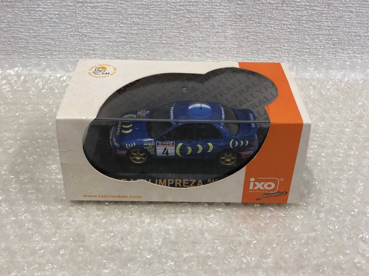 【中古】:Ixo 1/43 スバル インプレッサ RAC Rally 1995 (ブルー×イエロー) Subaru Impreza イクソモデルス ミニカー(20251031)拍卖