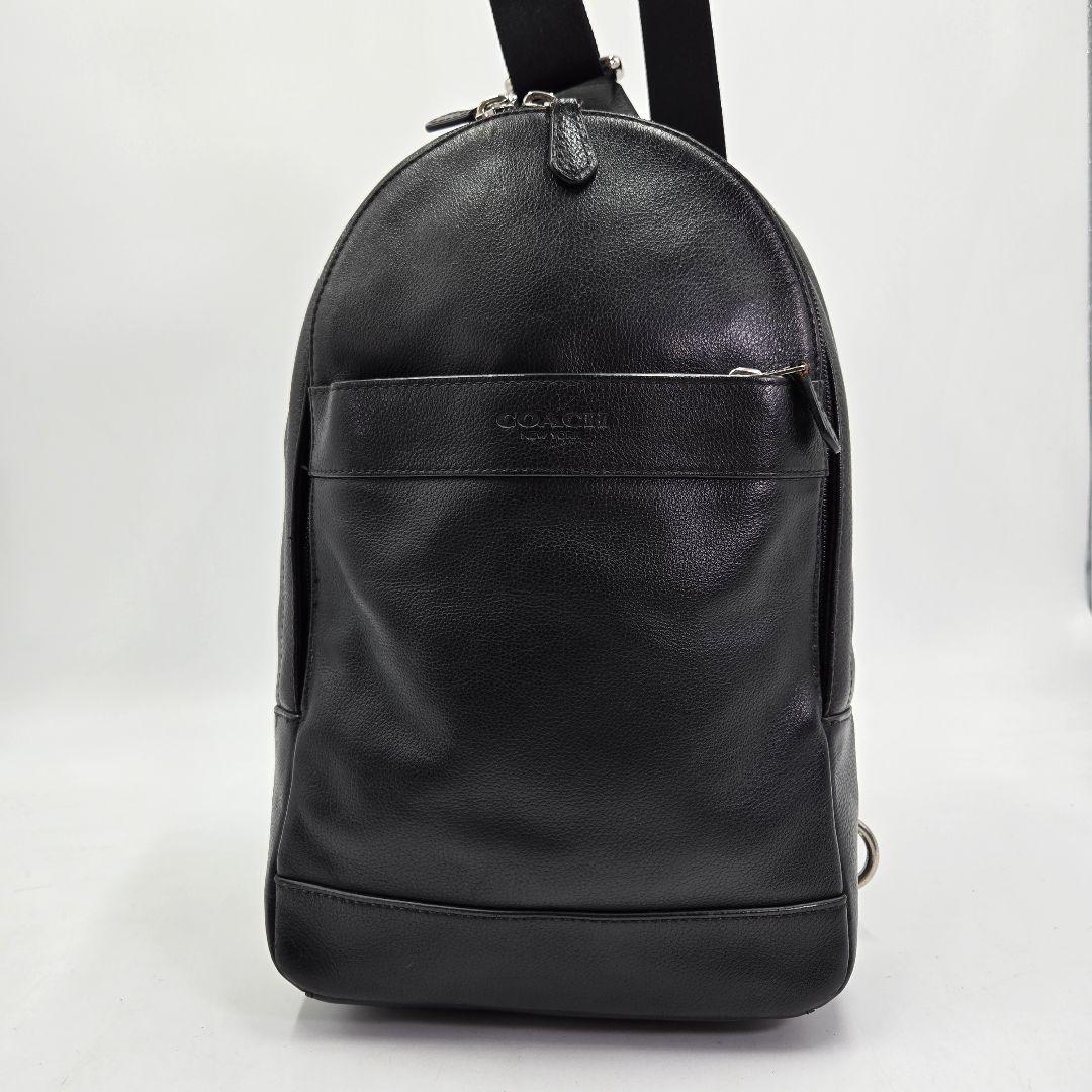 798 COACH ブラック バックパック ボディーバッグ拍卖