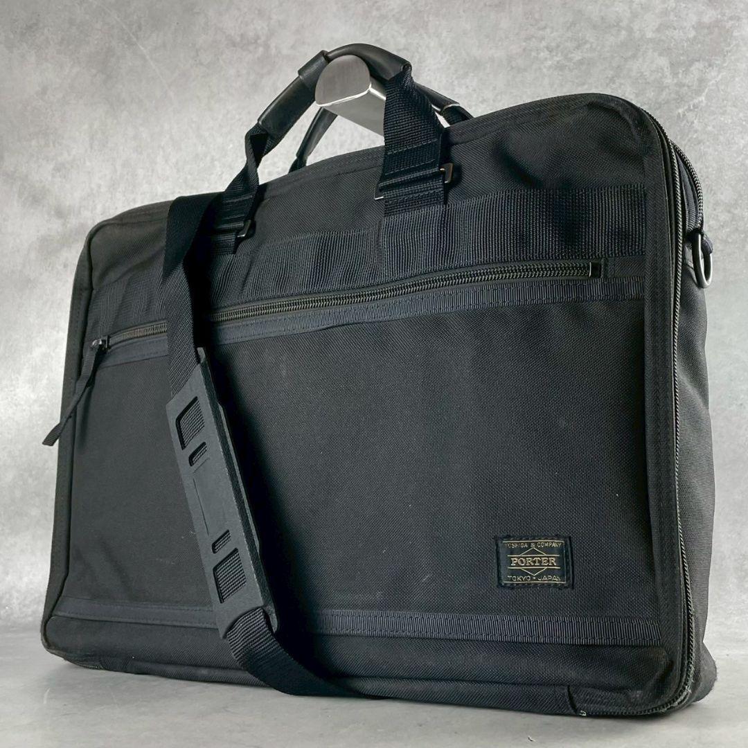 846 PORTER ブラック ビジネスバッグ A4対応 2way拍卖