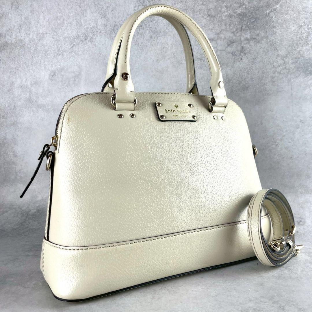 737 kate spade ホワイト ショルダーバッグ ハンドバッグ 2way拍卖