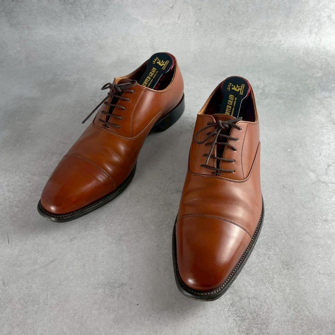 915 スコッチグレイン ドレスシューズ ストレートチップ 25 1/2拍卖