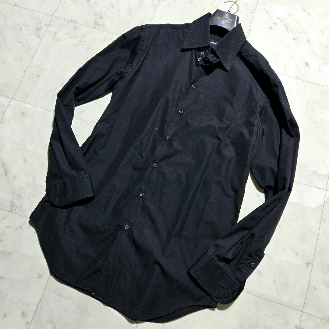904 GIORGIO ARMANI ブラック シャツ L~XL拍卖