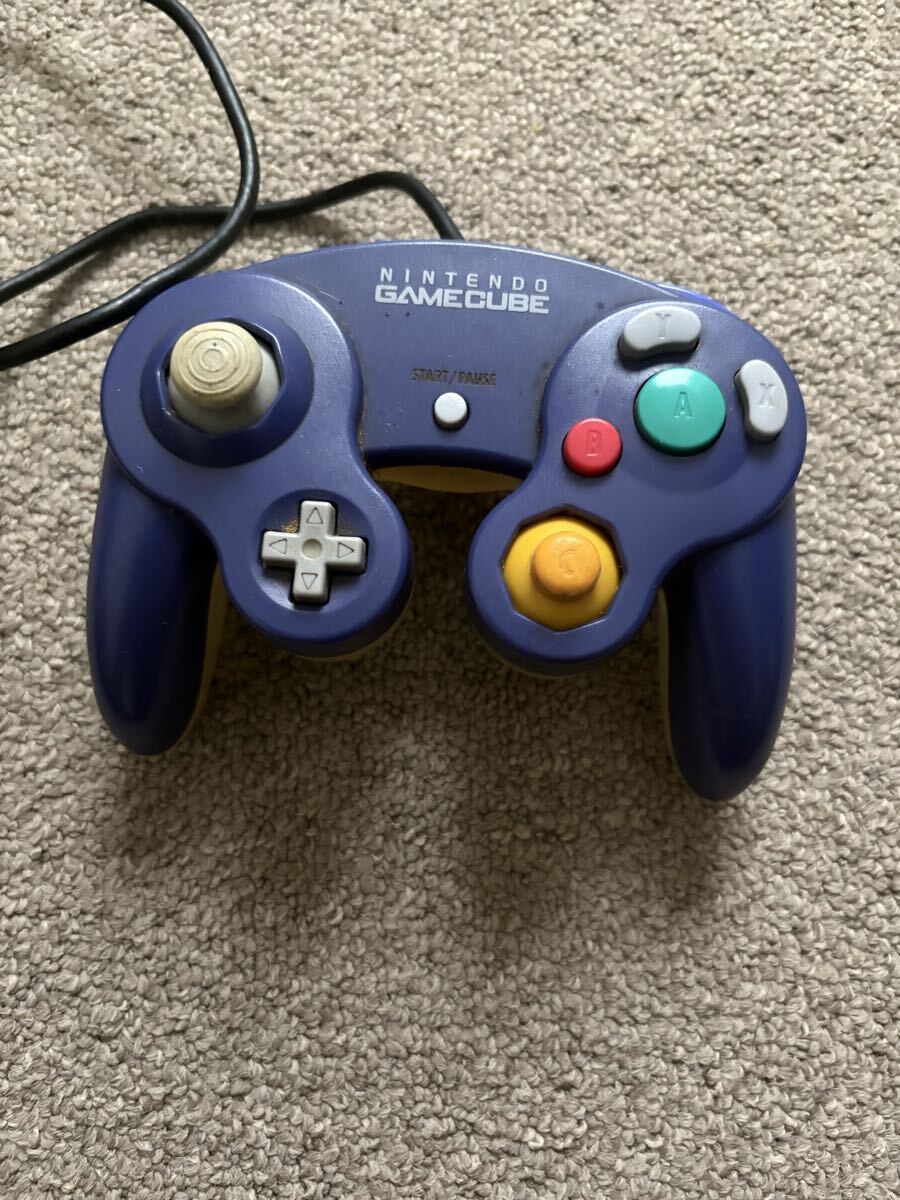 ゲームキューブ コントローラー パープル 任天堂拍卖