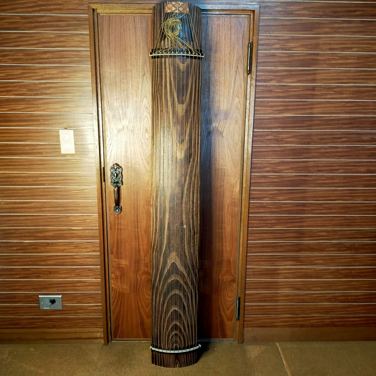 和琴 お琴 十三弦 和楽器 弦楽器 琴 木製 伝統楽器 袋付 S拍卖