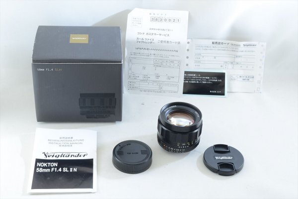 フォクトレンダー Voigtlander Nokton 58mm f1.4 SL ニコン Nikon Ai-S F 美品 5001#J拍卖