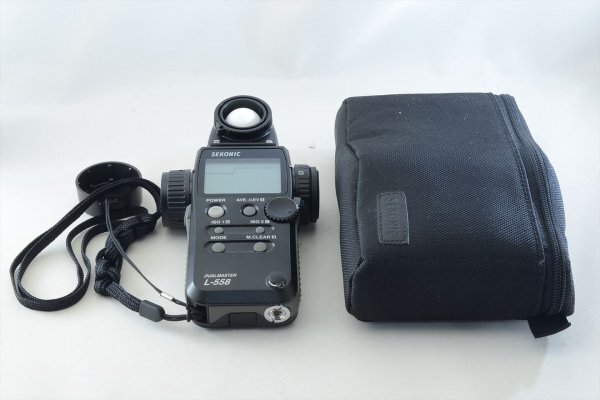 セコニック SEKONIC L-558 Dual Master Digital Light Meter 美品 6601#J拍卖