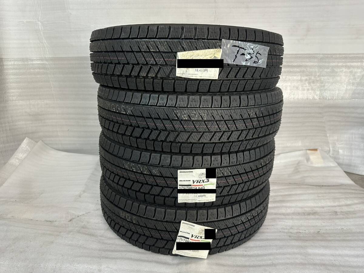 【新品・4本セット】 ブリジストン 175/70R14 VRX3 T-35拍卖