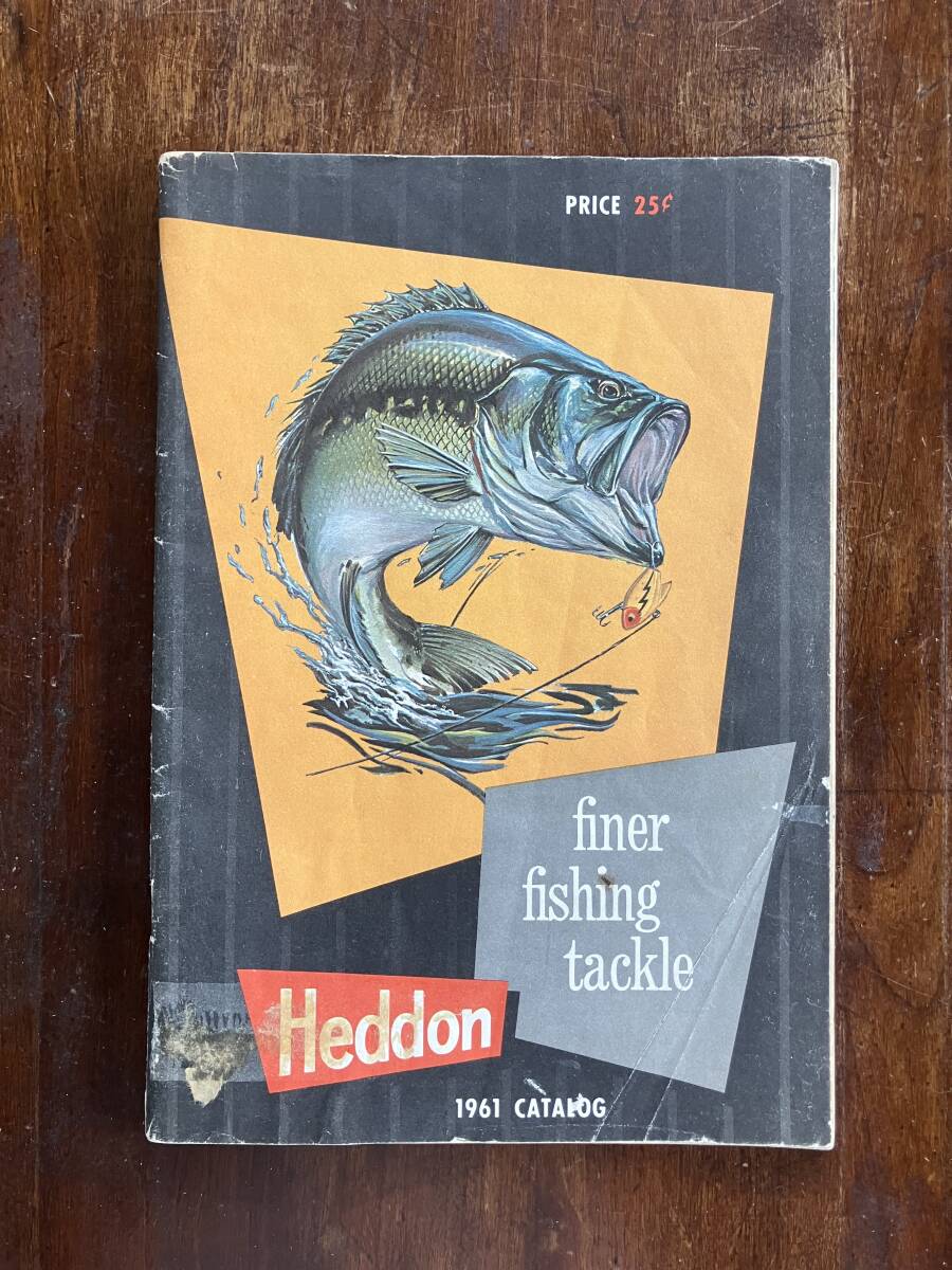 HEDDON☆ヘドン"finer fishing tackle"1961 カタログ☆入手困難なレア品カタログ本☆James Heddon's Sons拍卖