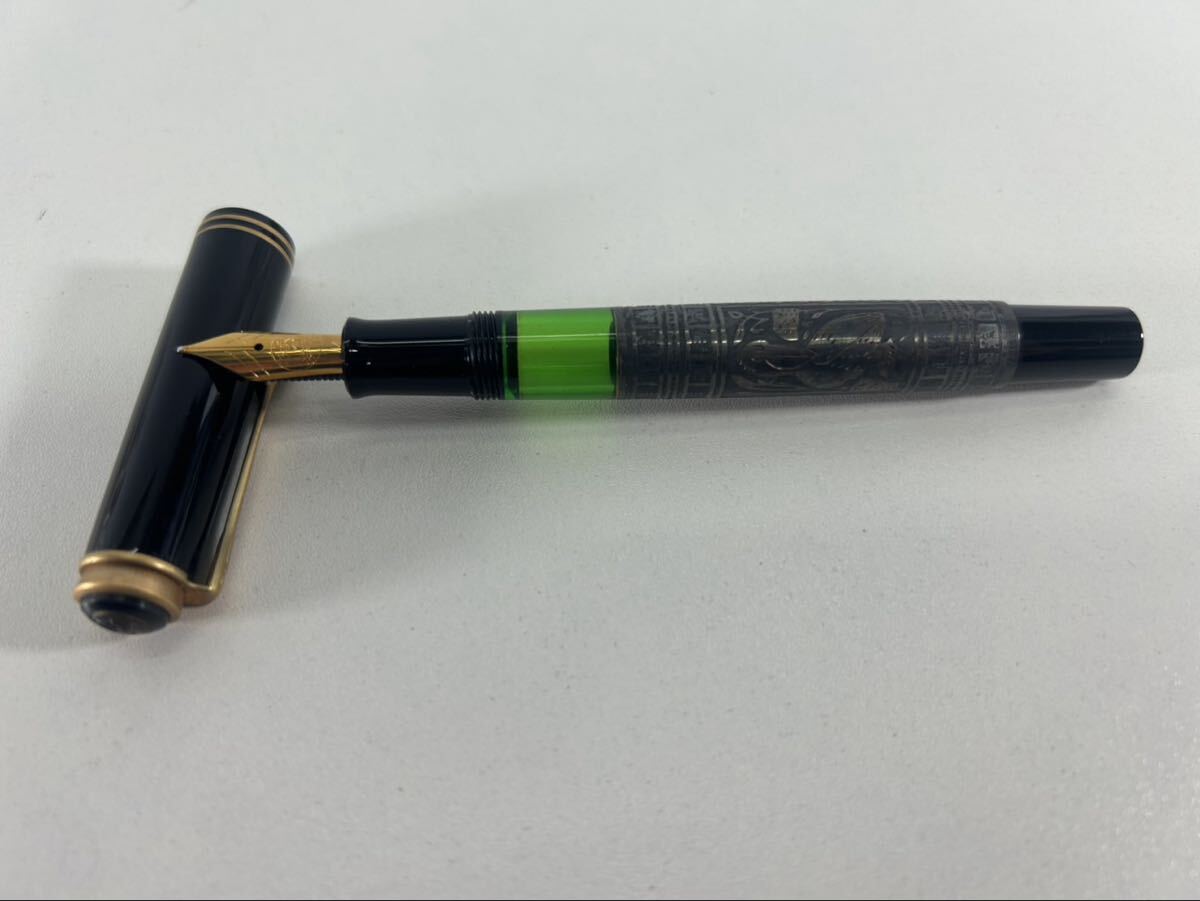 Pelikan ペリカン シルバー トレド 18C-750 GERMANY 万年筆万年筆 ペン先TOLEDO トレド 筆記未確認12T-10-4拍卖