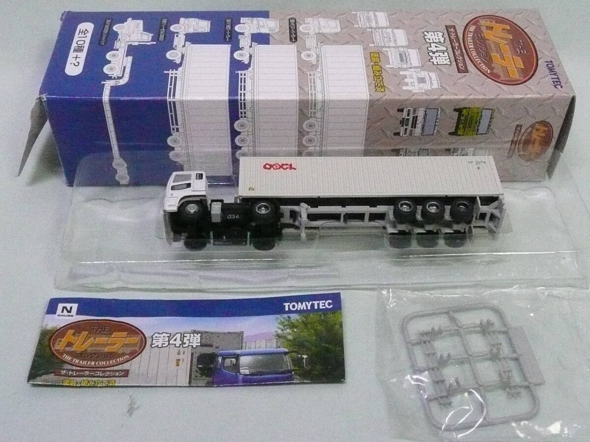1/150 トミーテック トレーラーコレクション 第4弾 OOCL 三菱 ふそう スーパーグレート+40ft コンテナ ジオコレ拍卖