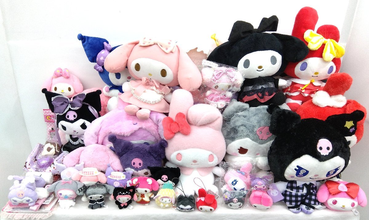マイメロディ ぬいぐるみ 大量セット めろぉ サンリオ 人気キャラクター まとめて プライズ 景品 マイメロ グッズ 雑貨 中古 ピンク 可愛い拍卖
