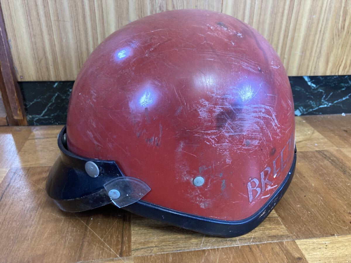 ジャンク1000円スタート ビンテージ ヘルメット メーカー不明 BREEZE custom L vmx 当時物拍卖