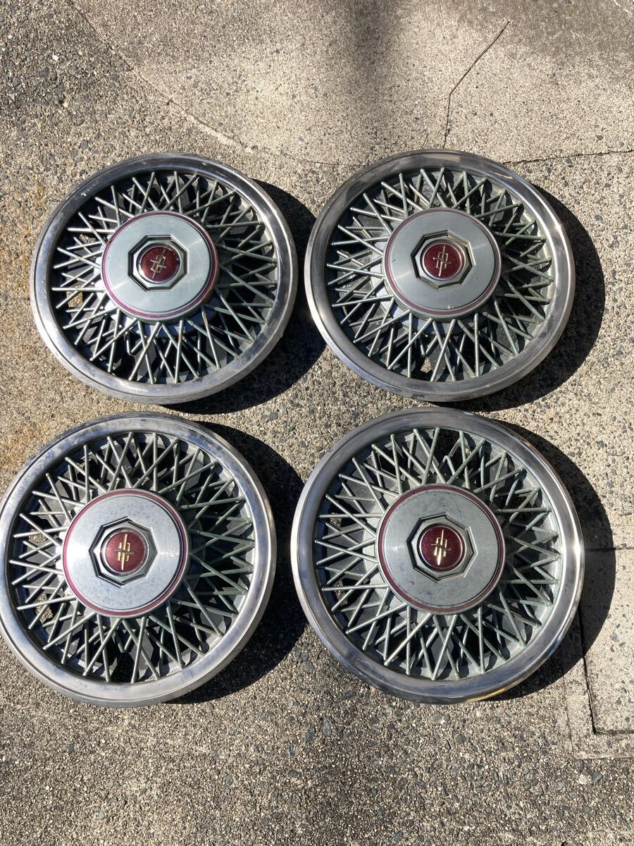 1000円スタート グロリア430? センターキャップ 当時物 希少 旧車 ホイールキャップ セドリック 日産拍卖