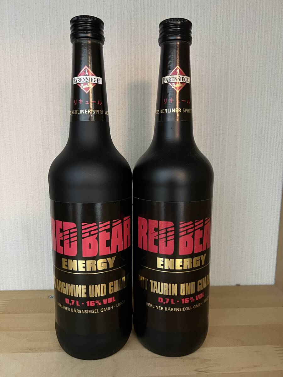 レッドベアエナジー 700ml 16° 2本セット拍卖