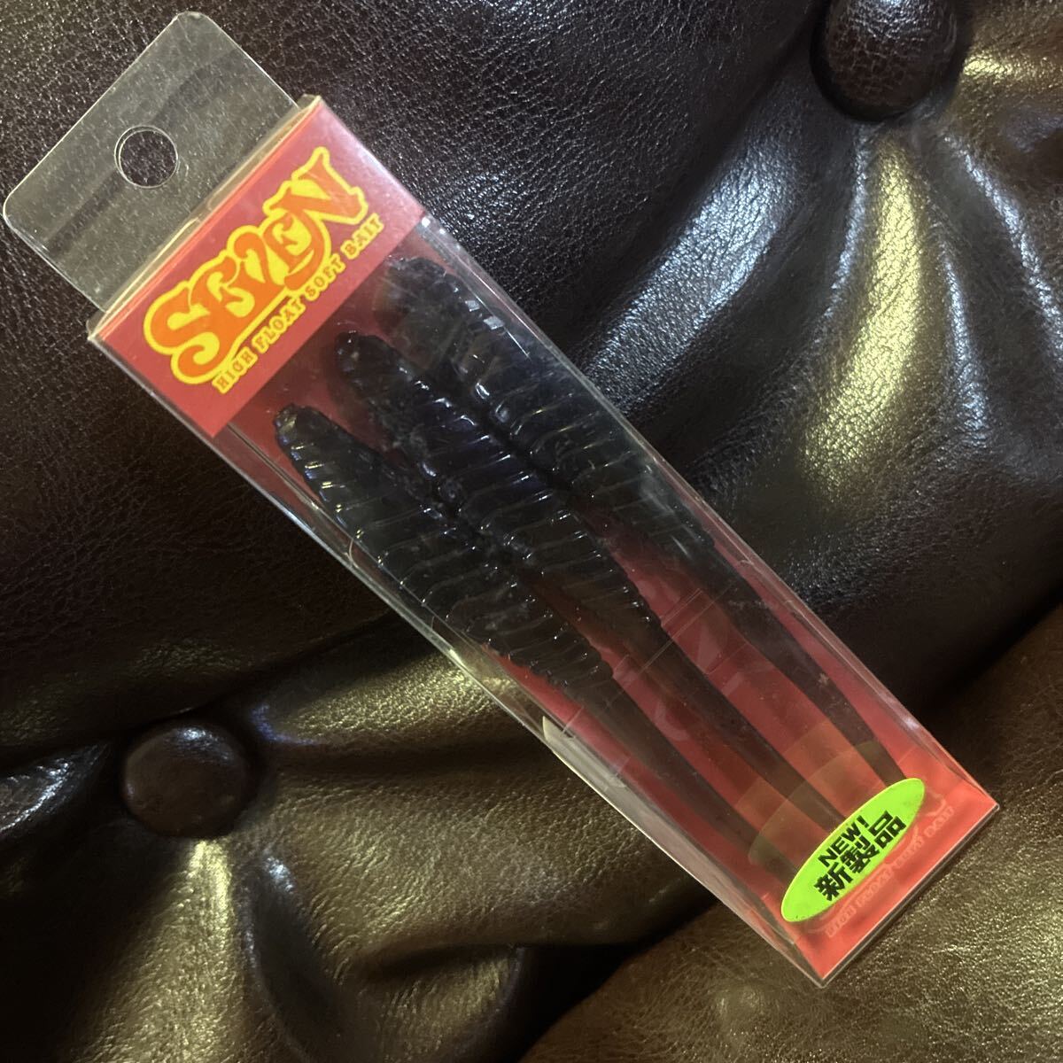 箱変形あり 廃盤 レア 4インチ ハイフロートソフトベイト セブン デッドストック マドネス ブルーパープル バス ワーム 拍卖