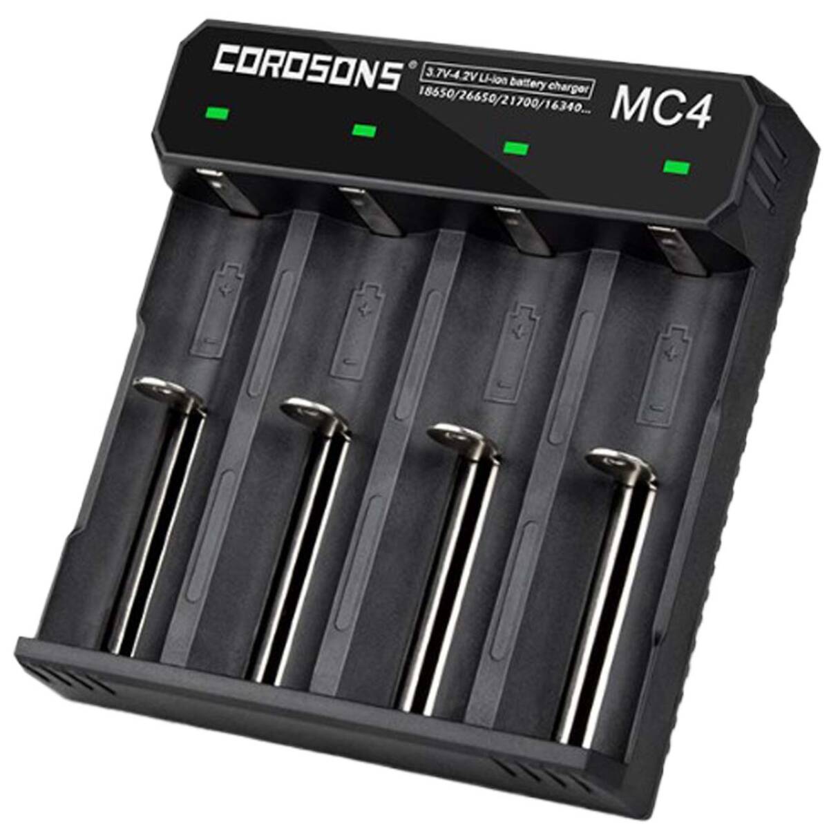 ICR123A 18650 10440 14500 16340 18350 18500 26650 万能充電器 急速充電器 バッテリー 懐中電灯 ヘッドライト 4個充電池 01拍卖