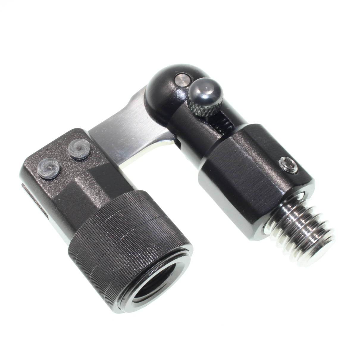 【送料無料】サンライク 強化版 タモジョイント ガンメタリック ランディングネット ジョイント 折り畳み たも網 ロック機能付き アルミ製拍卖