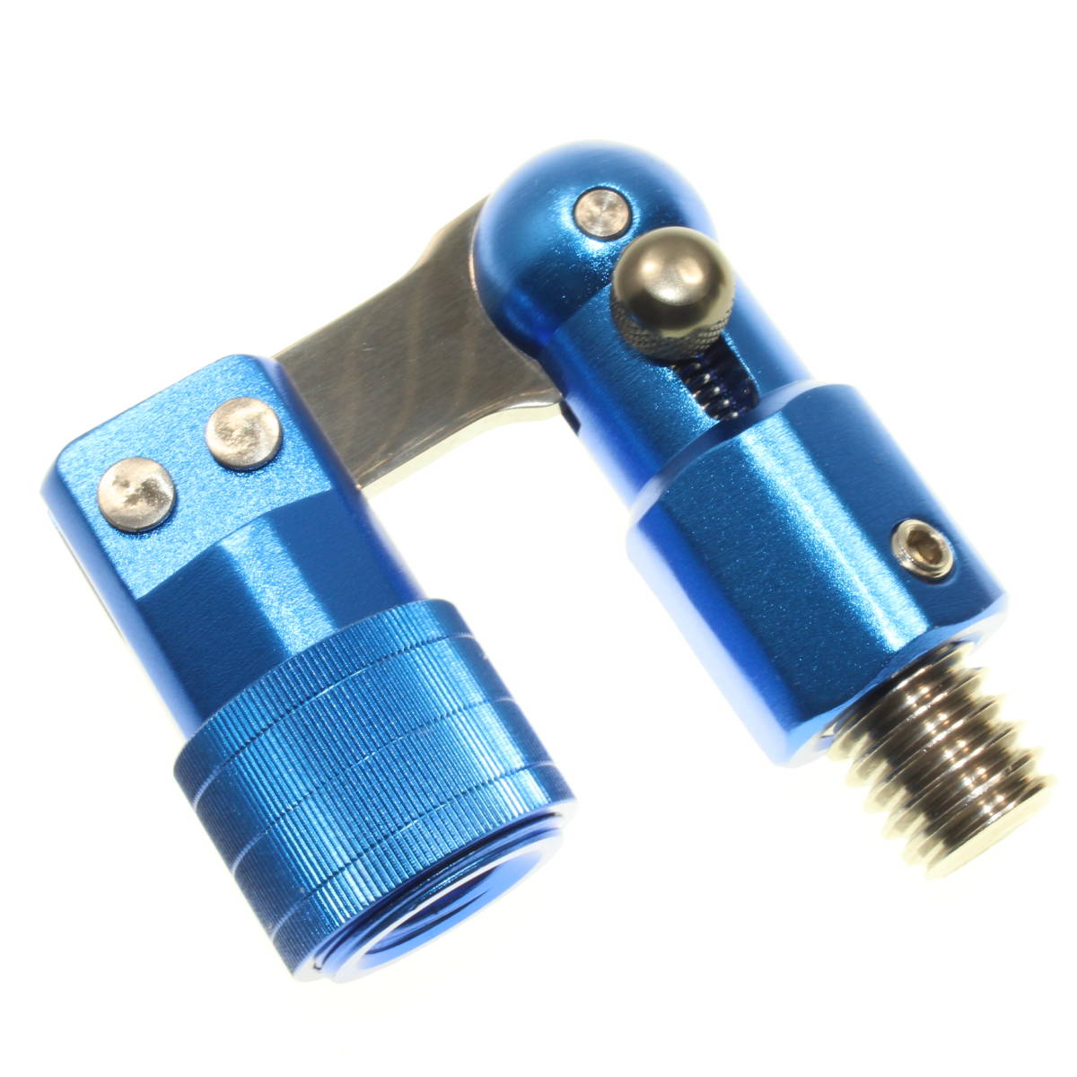 【送料無料】サンライク 強化版 タモジョイント ブルー ランディングネット ジョイント 折り畳み たも網 ロック機能付き アルミ製拍卖