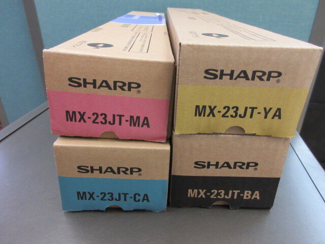 シャープ 純正トナー  MX-23JT 4色 4本拍卖